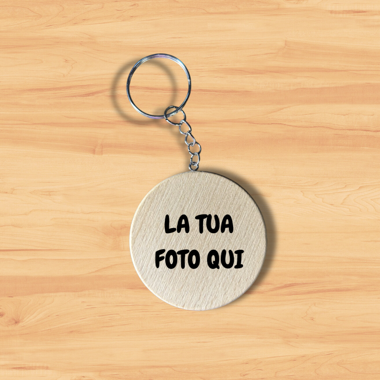 Portachiavi Inciso Con Foto o Testo