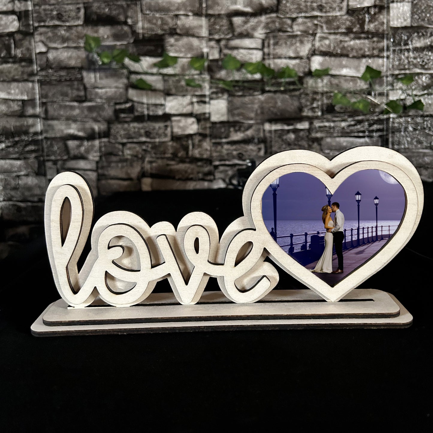 PORTAFOTO SCRITTA ''LOVE''