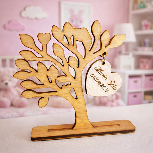 Albero della vita in legno personalizzato | Bomboniera battesimo matrimonio nascita