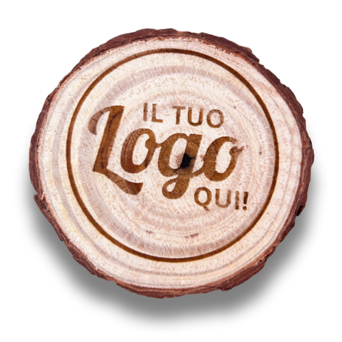 SOTTOBICCHIERI IN IN LEGNO NATURALE CON INCISIONE