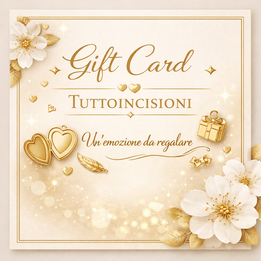 Regala un’emozione – Buono regalo Tuttoincisioni