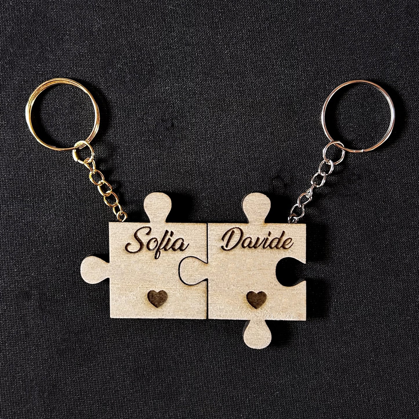 PORTACHIAVI PUZZLE INNAMORATI