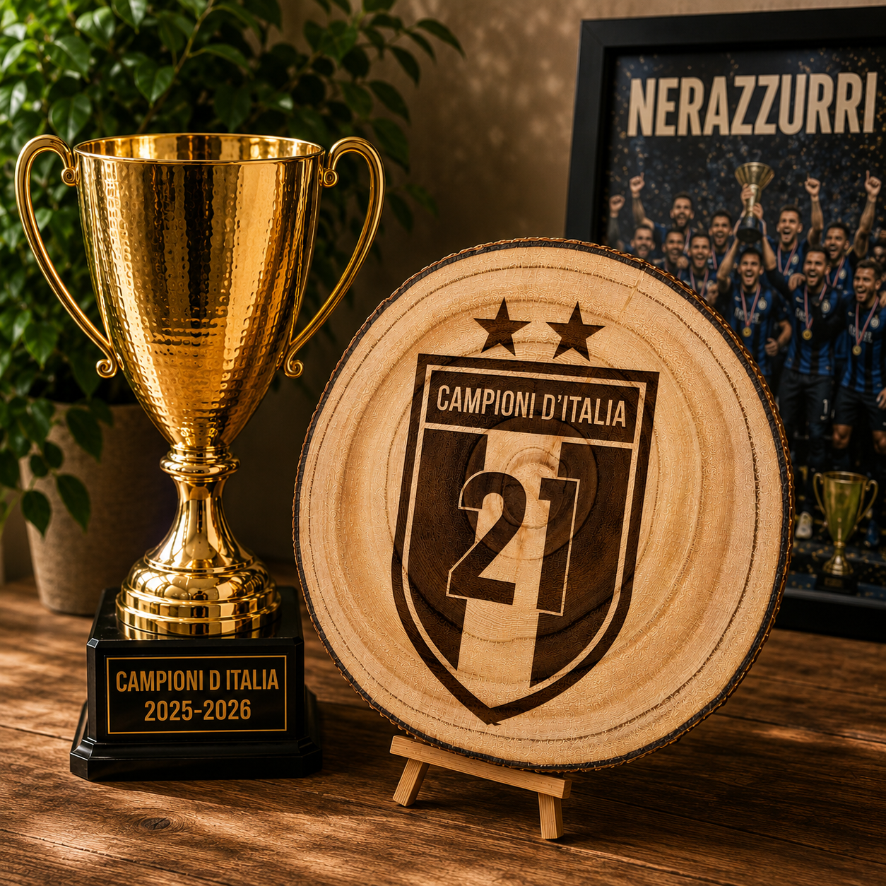 Il Disco dei Ricordi™ –  Tifoso Nerazzurro con design Campioni D'Italia 21