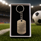 Portachiavi/Collana Tifoso Nerazzurro con design Campioni D'Italia 21 per amanti del calcio