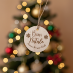 Decorazioni natalizie in legno personalizzate