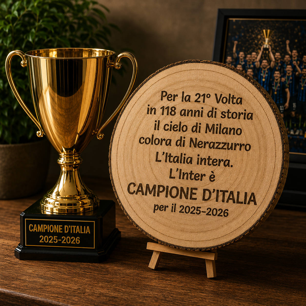 Il Disco dei Ricordi™ –  Tifoso Nerazzurro con design Campioni D'Italia 21