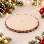 Fetta di Legno Rustica vuota con Corteccia Naturale Ø24-26cm