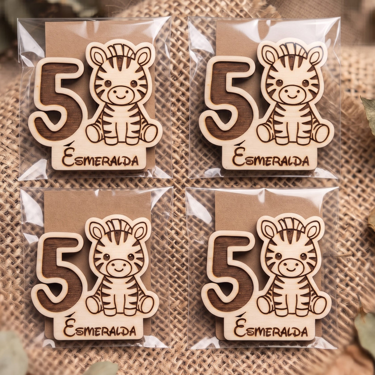 Calamita a Forma di Zebra – Ricordino per Compleanni & Eventi