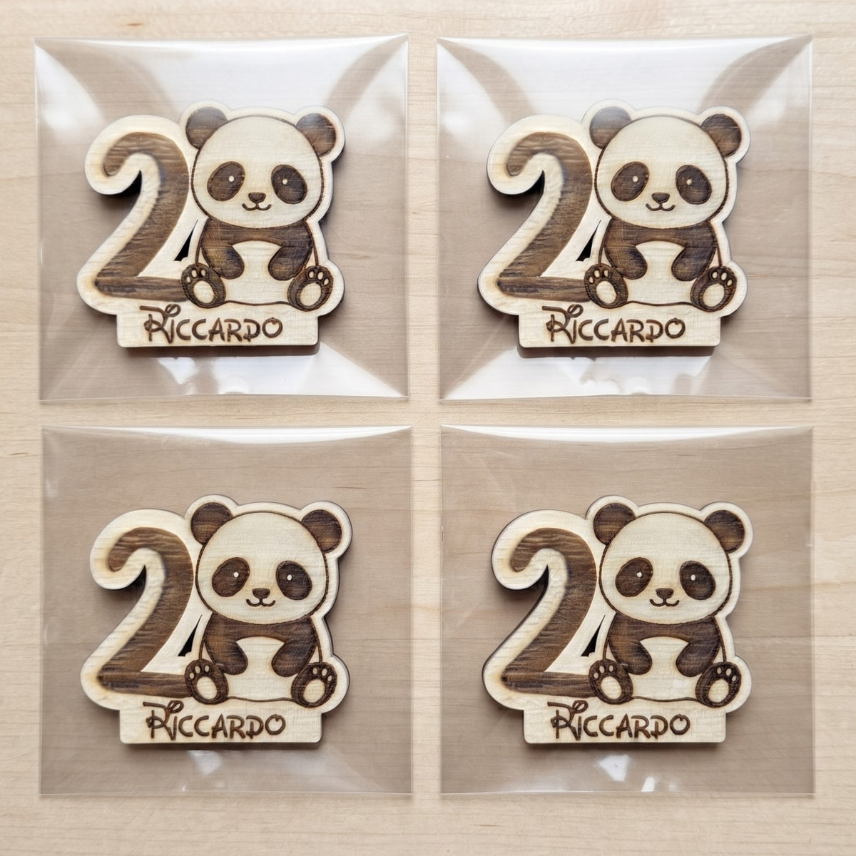 Calamita a Forma di Panda – Ricordino per Compleanni & Eventi