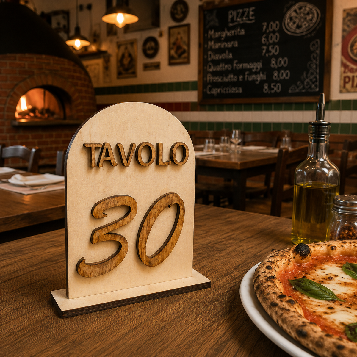 Segnaposto QR artigianale per Ristoranti & Bar