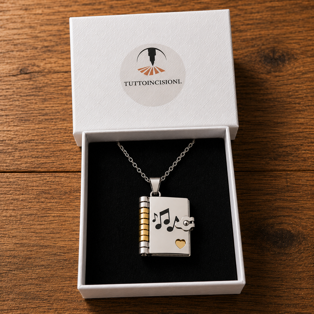 Collana/Portachiavi Libro ✦ Frase più bella cosa non c'è