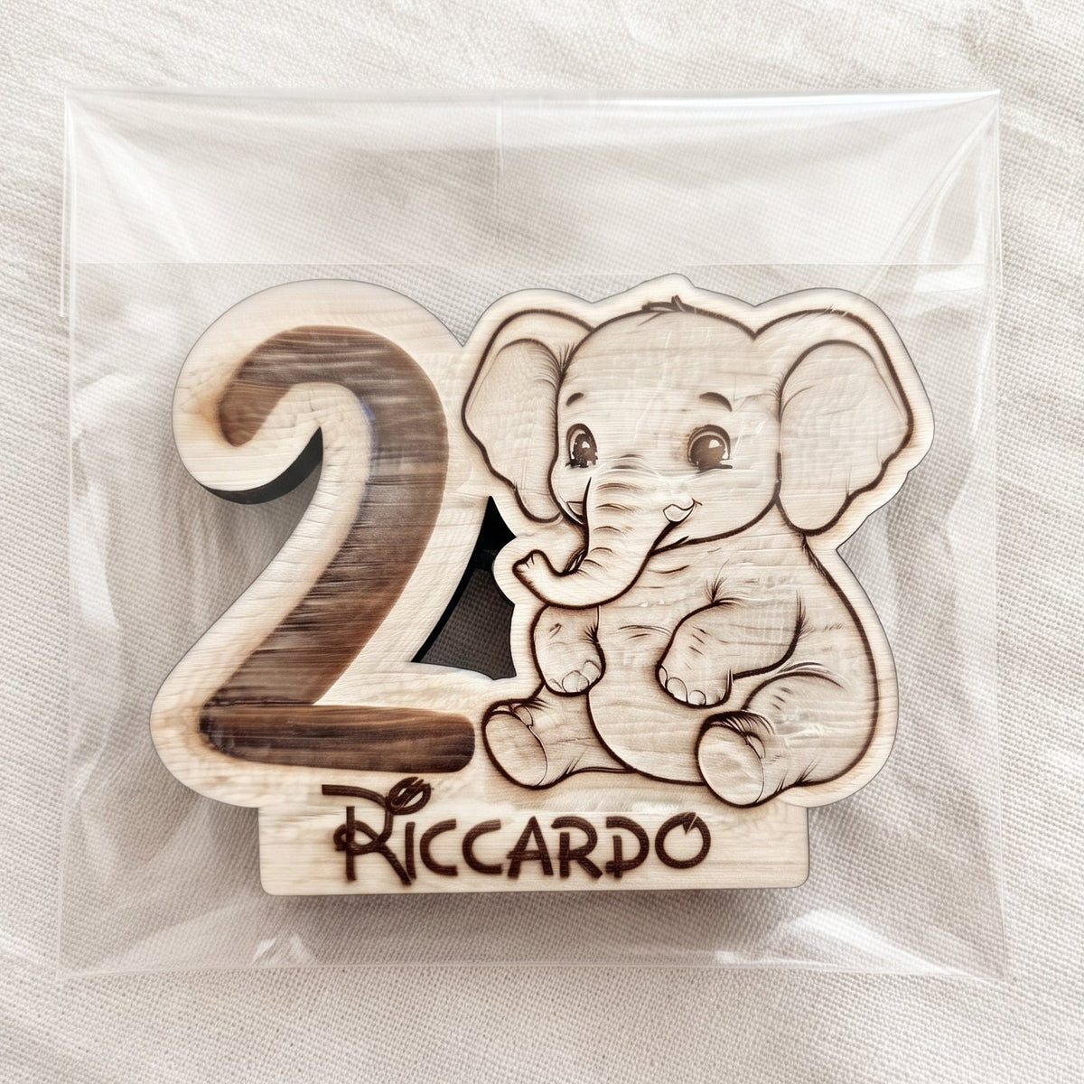 Calamita a Forma di Elefante – Ricordino per Compleanni & Eventi