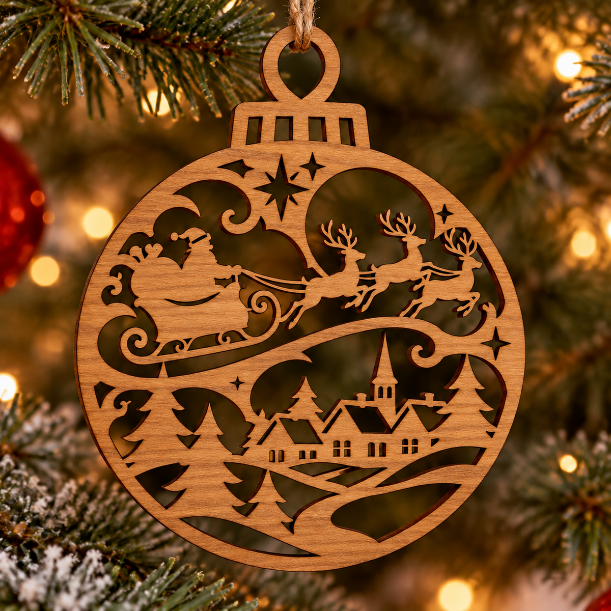 Pallina Natalizia ''Notte di Babbo Natale''