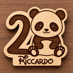 Calamita a Forma di Panda – Ricordino per Compleanni & Eventi