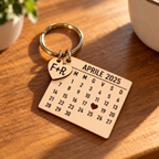 Portachiavi Calendario Personalizzato con data del primo incontro