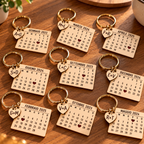 Portachiavi Calendario Personalizzato con data del primo incontro