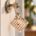 Portachiavi Calendario Personalizzato con data del primo incontro