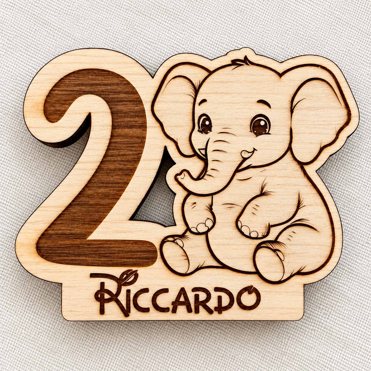 Calamita a Forma di Elefante – Ricordino per Compleanni & Eventi