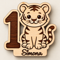 Calamita a Forma di Tigre – Ricordino per Compleanni & Eventi