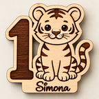Calamita a Forma di Tigre – Ricordino per Compleanni & Eventi