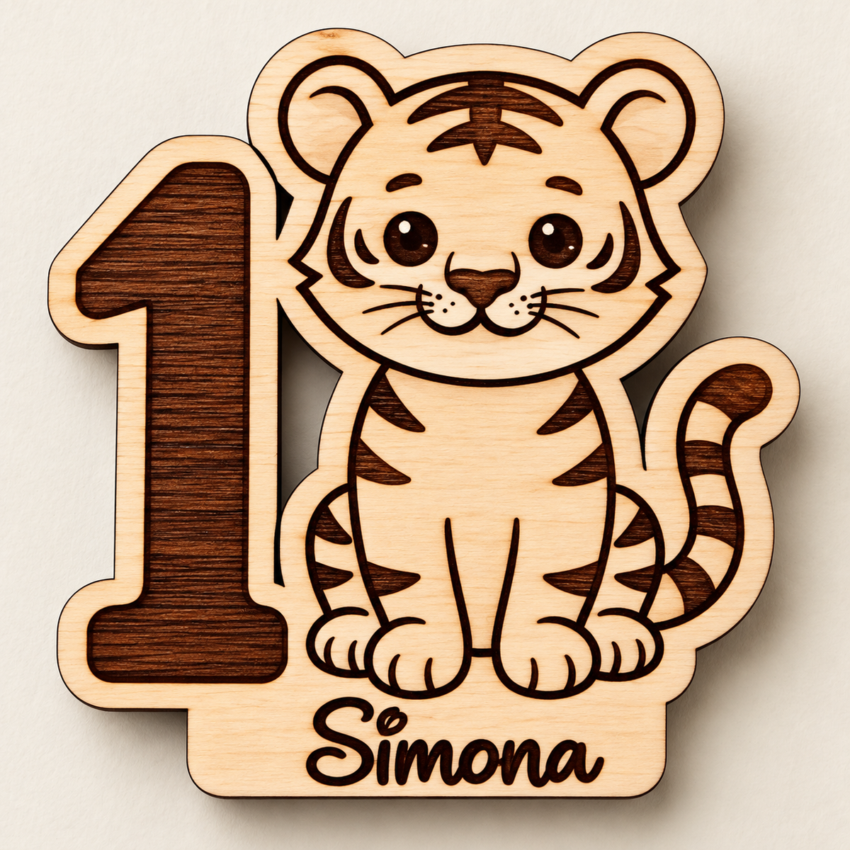 Calamita a Forma di Tigre – Ricordino per Compleanni & Eventi