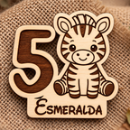 Calamita a Forma di Zebra – Ricordino per Compleanni & Eventi