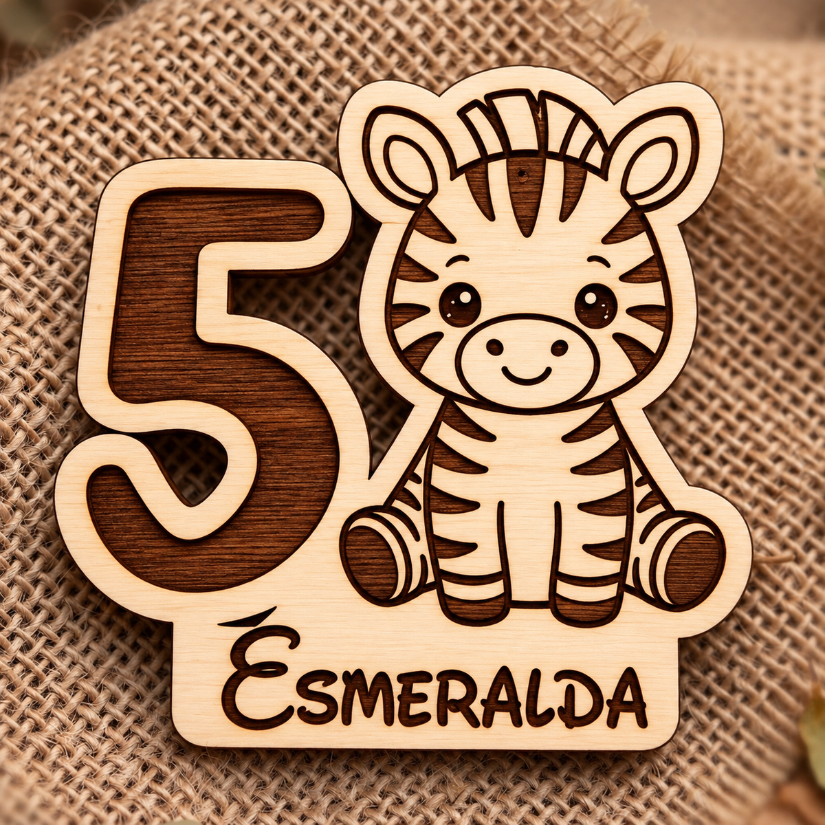 Calamita a Forma di Zebra – Ricordino per Compleanni & Eventi