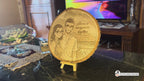 Il Disco dei Ricordi™ – Disco in Legno Personalizzabile Versione Cartoon
